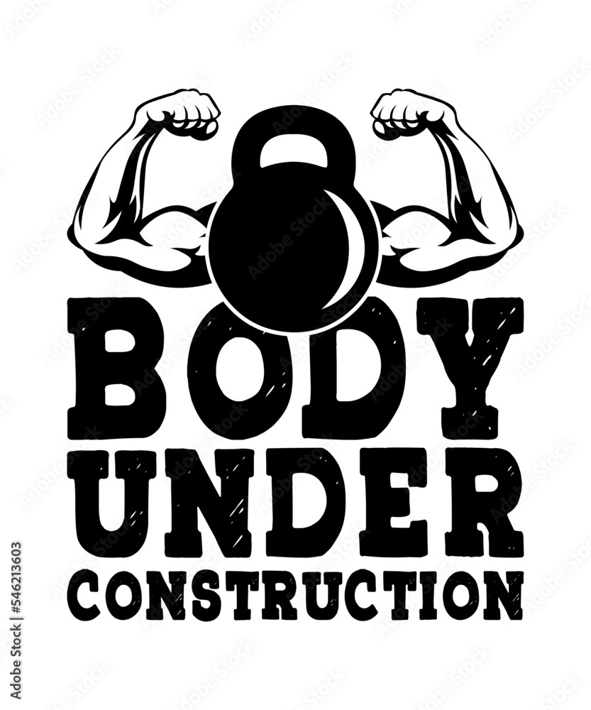Vecteur Stock Body under construction logo illustration design | Adobe Stock