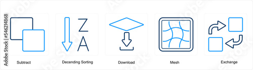 Tableau sur toile subtract, decending sorting