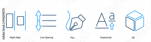 right align, line spacing