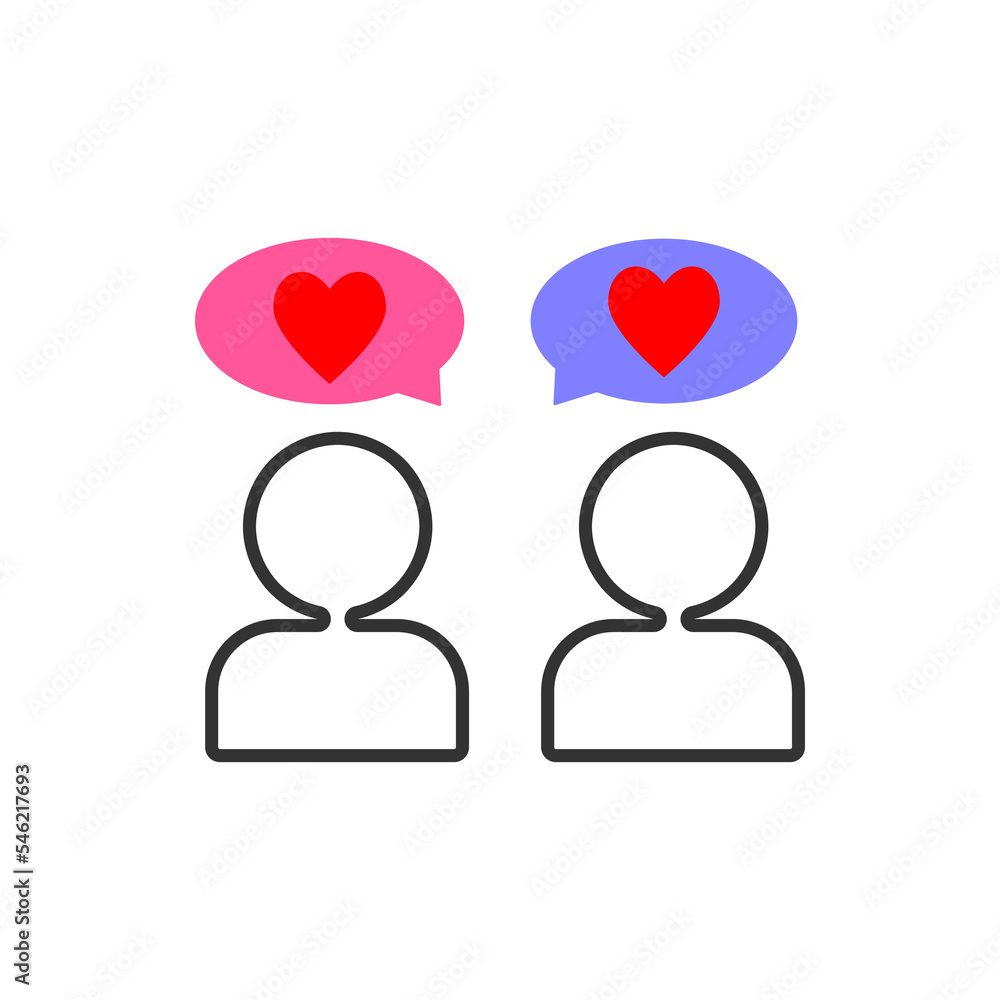 Love couple icon. love couple simple icon. Love couple icon. love couple simple icon.