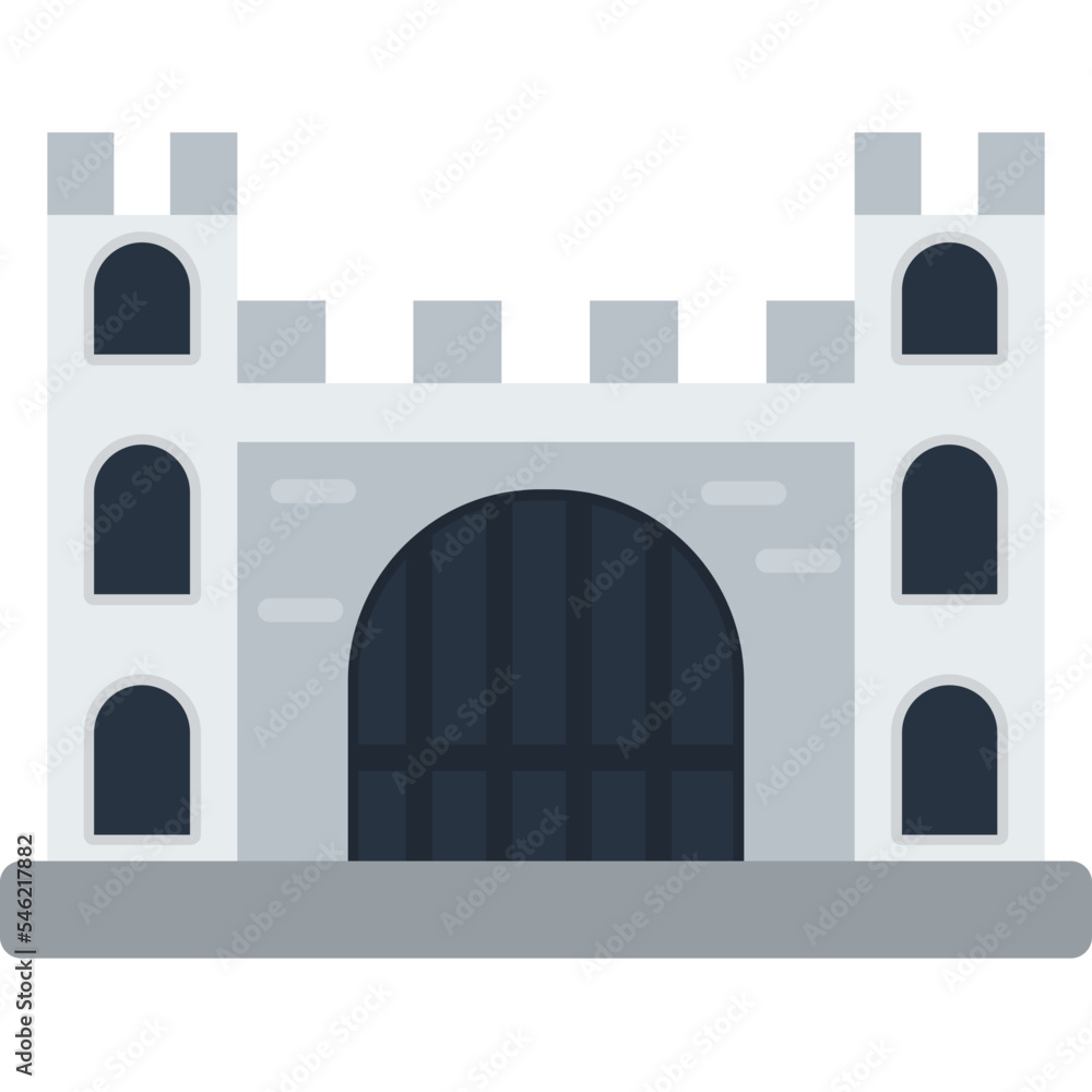 Fototapeta premium Castle Icon