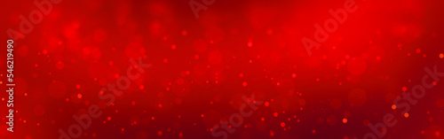 red christmas background with bokeh