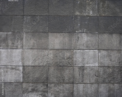 Fondo con detalle y textura de superficie con aplacado de pizarra en tonos grises y negros