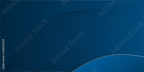 Abstract waving line particle technology blue background. Usable for internet or website.