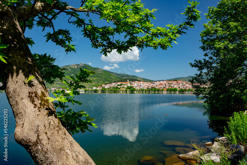 Kastoria, Greece. View over the lake