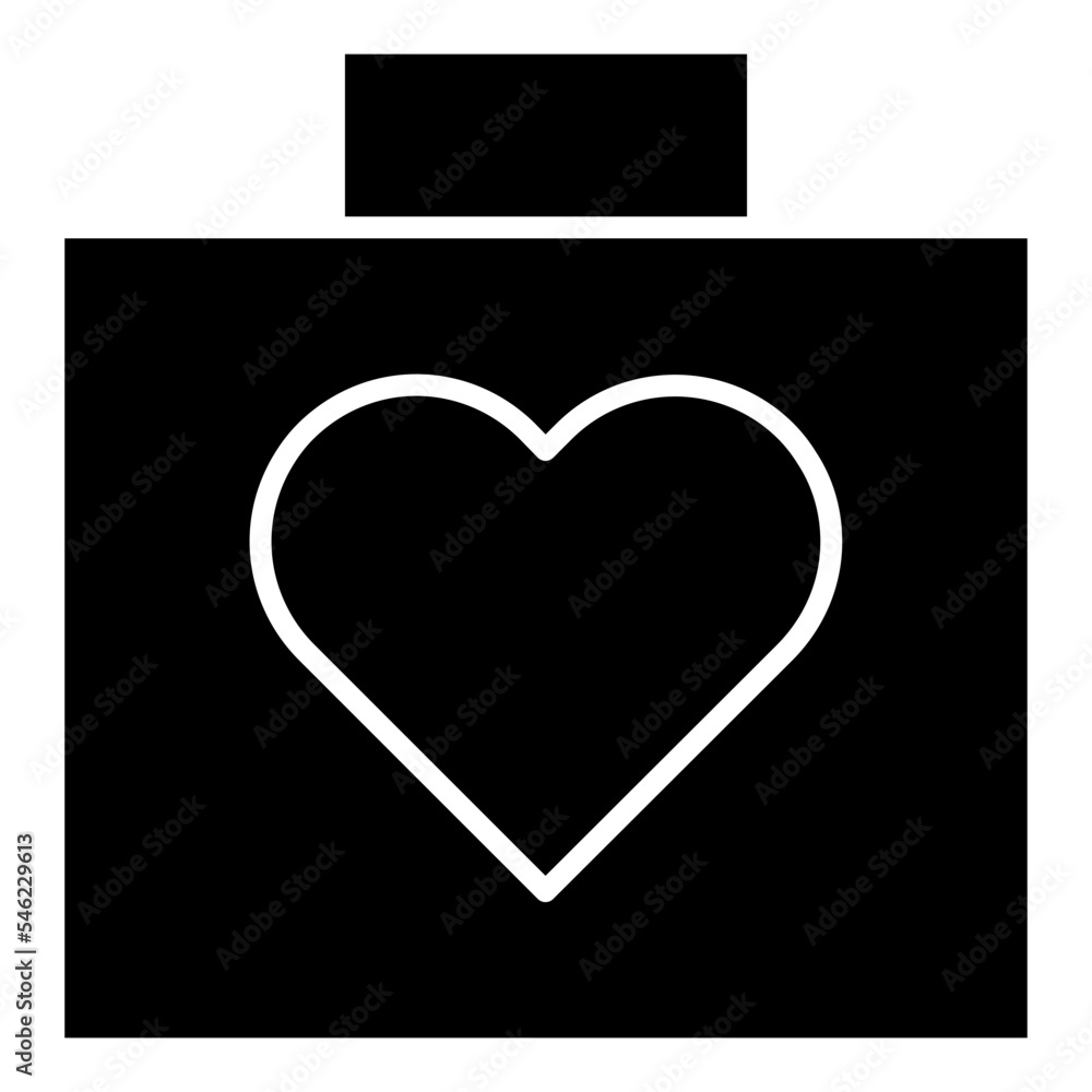 briefcase with love icon briefcase with love icon