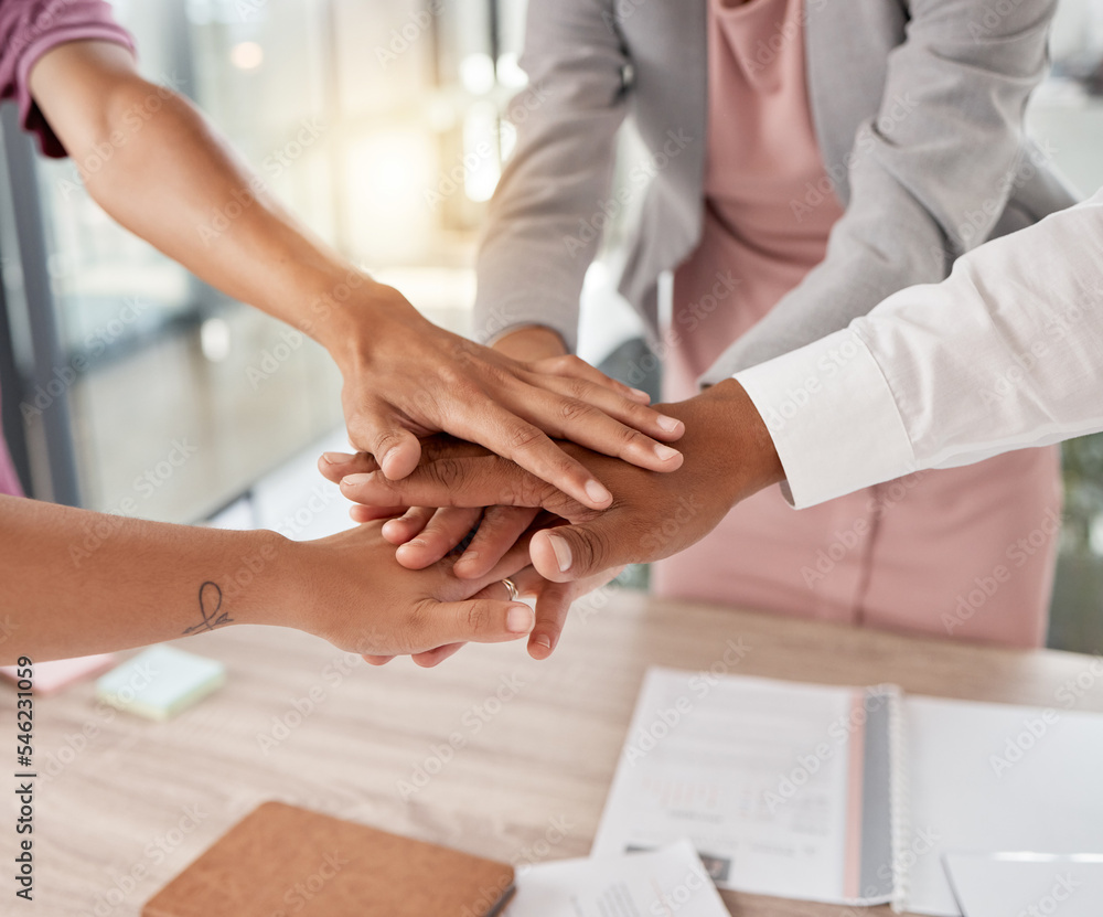 Hands, team and business people support and solidarity, diversity in the workplace with collaboration and team building. Teamwork, business meeting and agreement with staff on project and deal. Hands, team and business people support and solidarity, diversity in the workplace with collaboration and team building. Teamwork, business meeting and agreement with staff on project and deal.