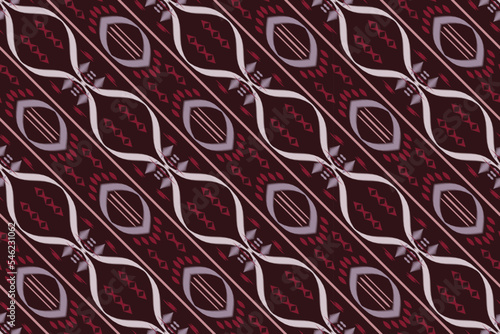 Ikkat or ikat prints batik textile seamless pattern digital vector design for Print saree Kurti Borneo Fabric border brush symbols swatches cotton