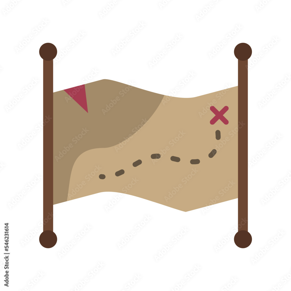 Treasure Map Icon Treasure Map Icon