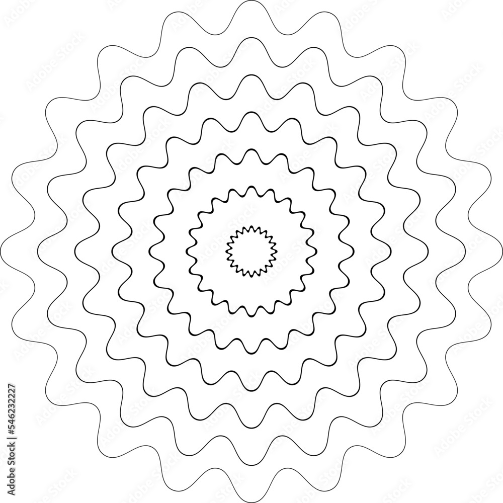 Abstract circle wavy Lines Background . Vector . Abstract circle wavy Lines Background . Vector .
