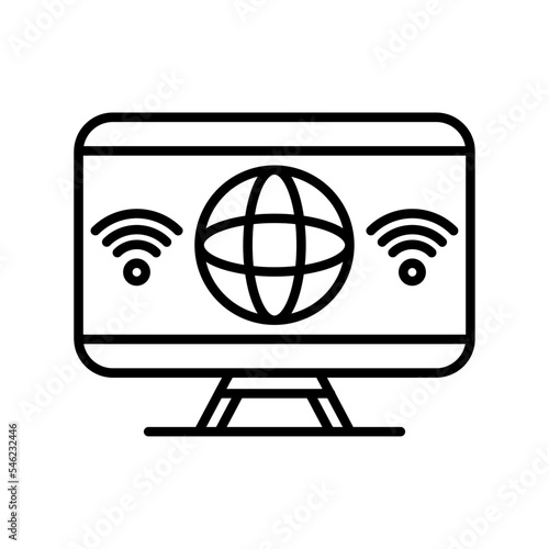 Internet Addiction Icon