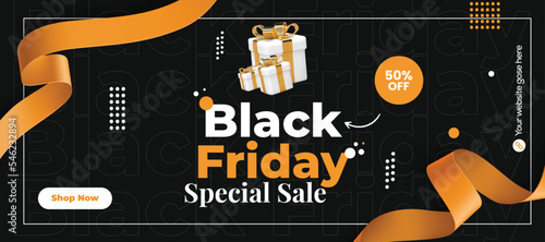 Black Friday sale banner template