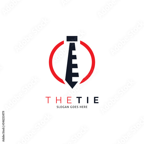 Tie Icon Vector Logo Template Illustration Design