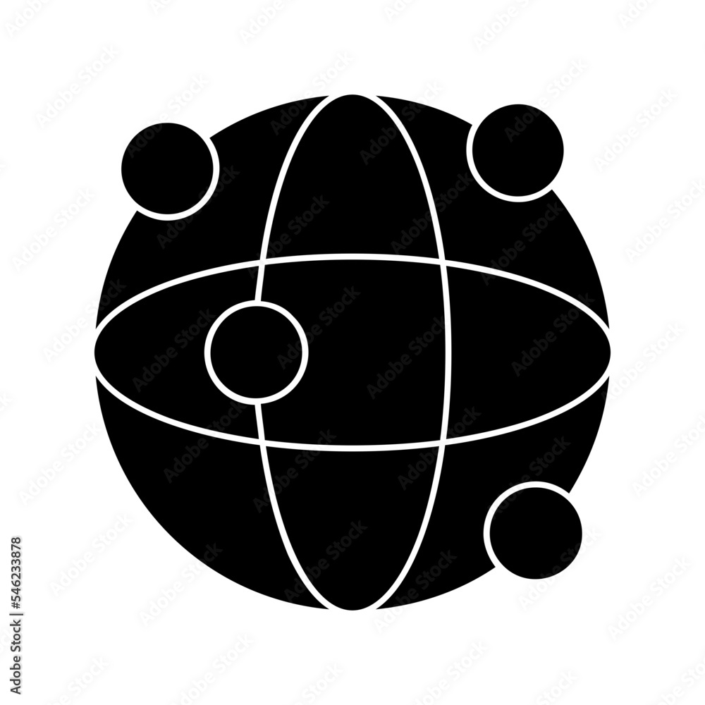 Naklejka premium Global Network Icon
