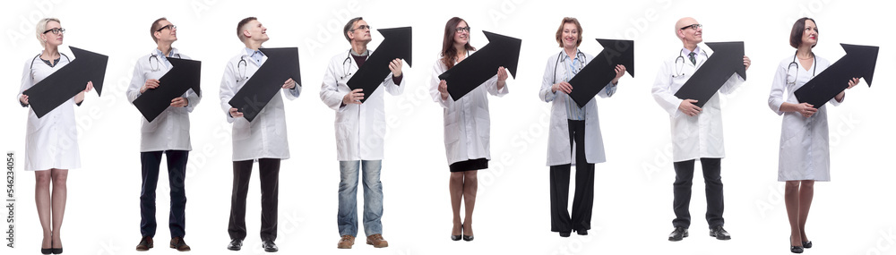 group of successful business people with black arrow group of successful business people with black arrow