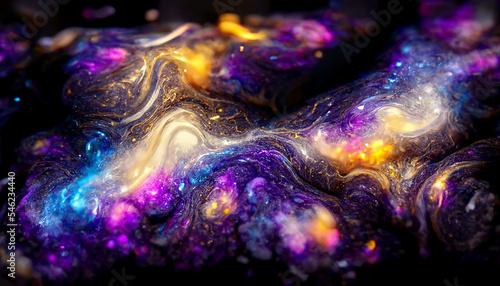 Wallpaper graphic design, Abstract colors galaxy universe liquid power effect.