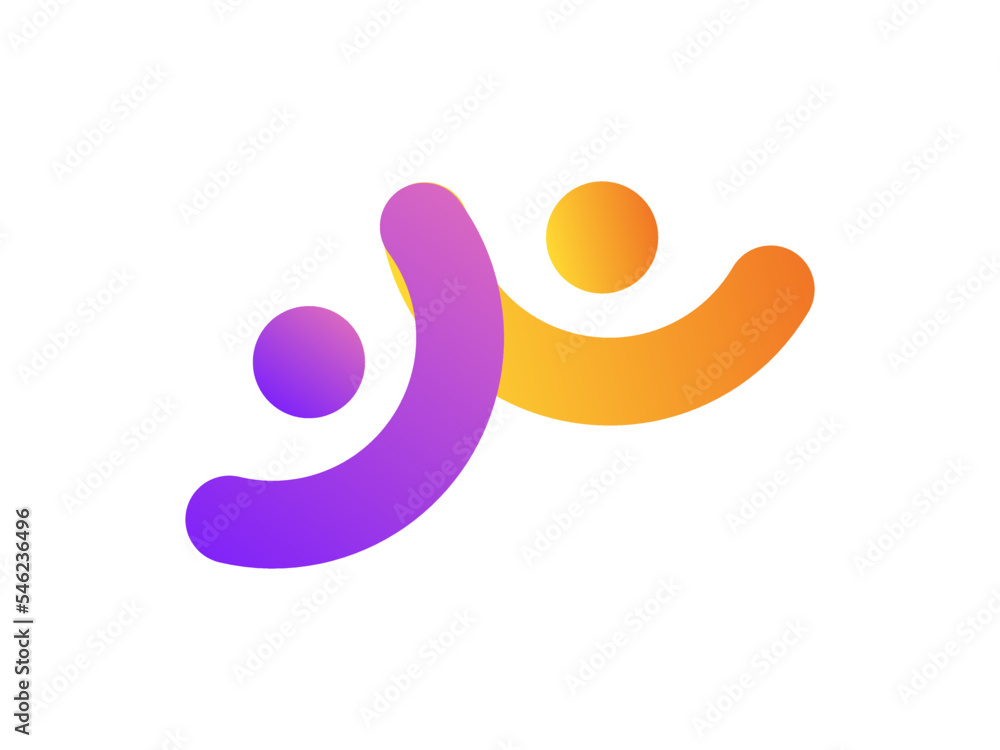 Conceptual Abstract Business Symbols. Vector Signs with Gradients and Circles Conceptual Abstract Business Symbols. Vector Signs with Gradients and Circles
