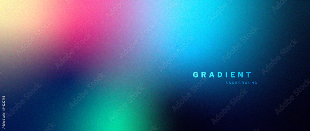 Abstract gradient background with grainy texture - obrazy, fototapety, plakaty 