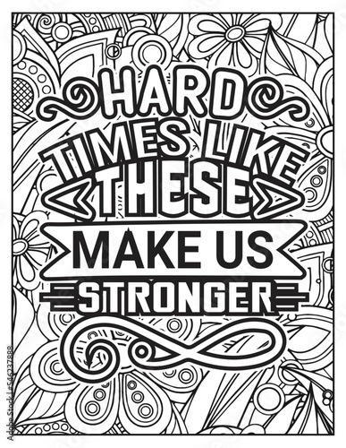 Motivational and inspirational coloring pages