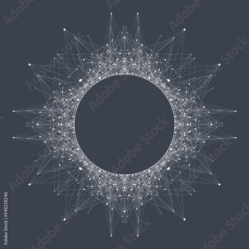 Virtual global internet connection metaverse with a new experience in metaverse virtual reality technology. Metaverse digital world smart futuristic interface technology background, futuristic vector