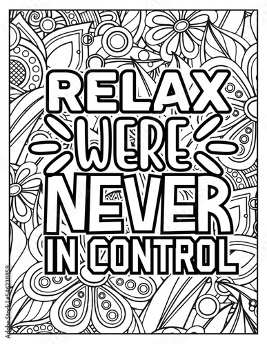 Motivational and inspirational coloring pages