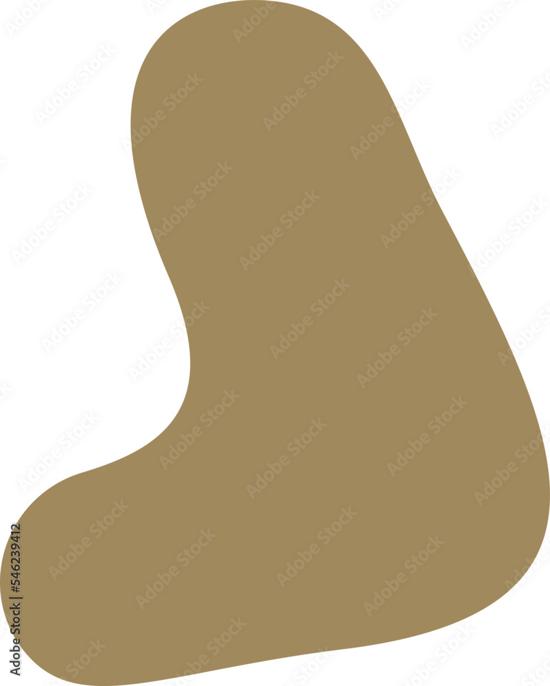 Abstract organic shape vector illustration. Minimalistic liquid form, organic stain or geometric spot for modern abstract design or trendy fashion pattern Abstract organic shape vector illustration. Minimalistic liquid form, organic stain or geometric spot for modern abstract design or trendy fashion pattern