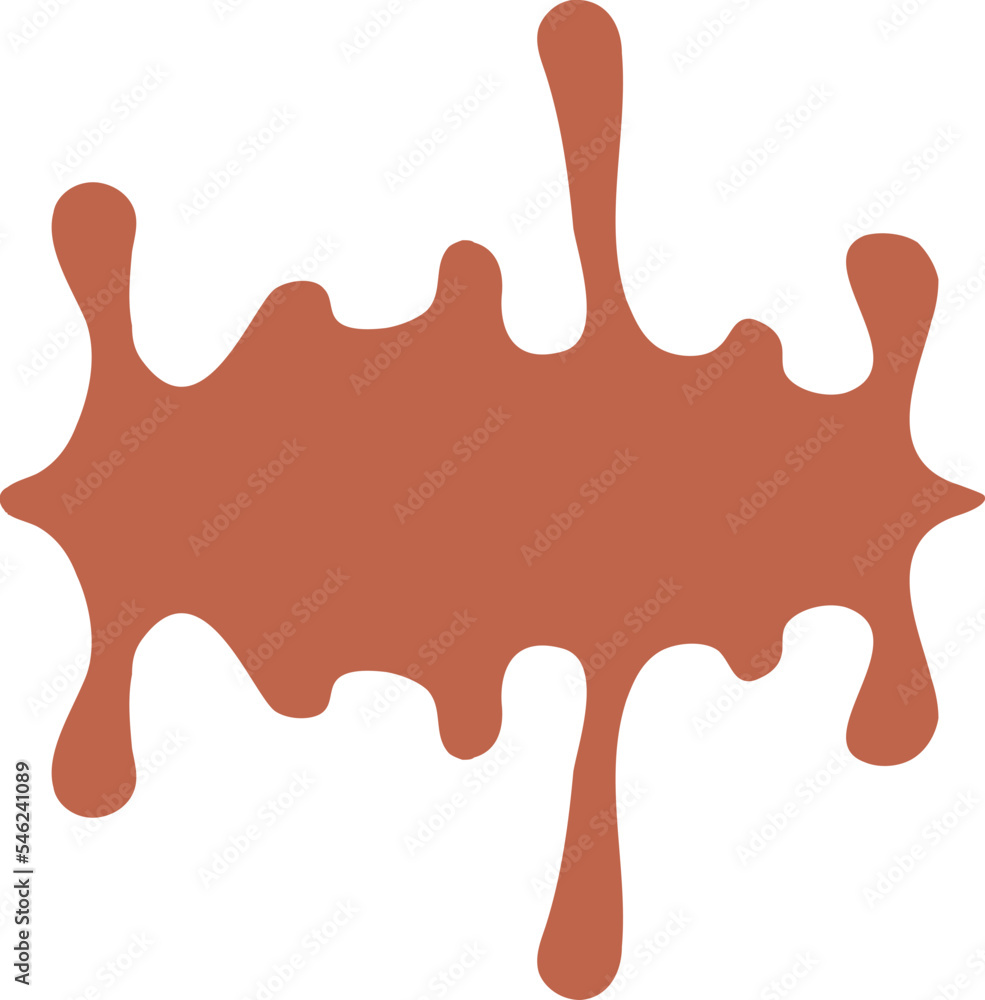 Drip Border Illustration Of A Chocolate Drop Drip Border Illustration Of A Chocolate Drop