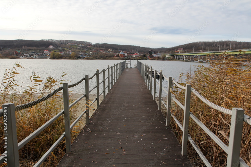 Pier on the river