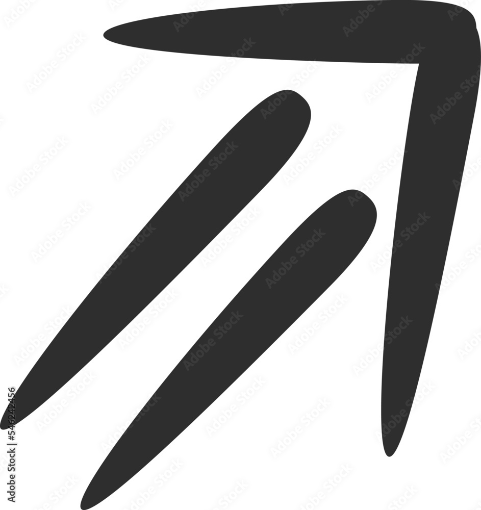 Sketchy drawing arrow vector illustration. White twisted and curled hand drawn arrow, spiral and curved doodle pointer isolated on black background for hand drawn infographic design Sketchy drawing arrow vector illustration. White twisted and curled hand drawn arrow, spiral and curved doodle pointer isolated on black background for hand drawn infographic design