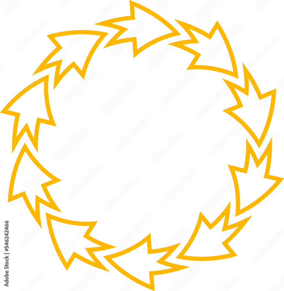 Contour circle arrows set vector illustration. Collection of blue and orange circular arrows, reuse or motion pictograms and reload or refresh icons for presentation, website or infographics Contour circle arrows set vector illustration. Collection of blue and orange circular arrows, reuse or motion pictograms and reload or refresh icons for presentation, website or infographics