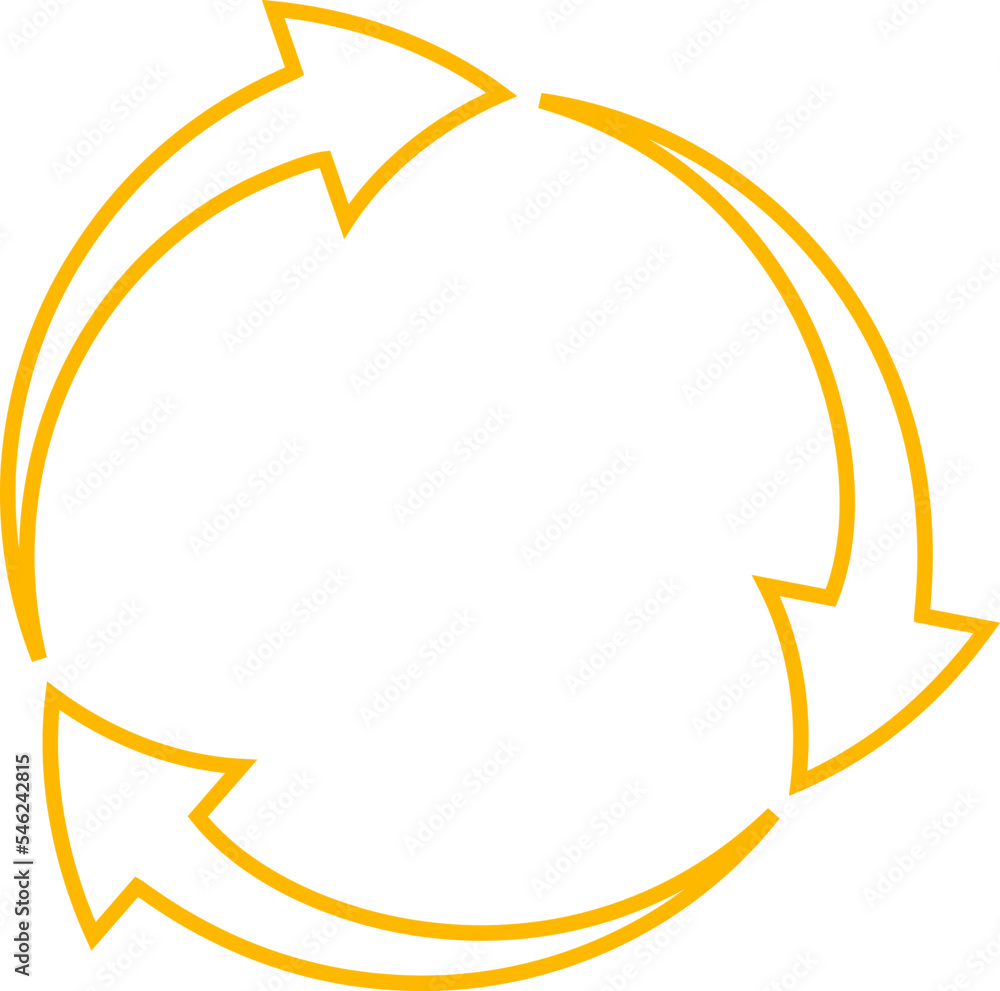 Contour circle arrows set vector illustration. Collection of blue and orange circular arrows, reuse or motion pictograms and reload or refresh icons for presentation, website or infographics Contour circle arrows set vector illustration. Collection of blue and orange circular arrows, reuse or motion pictograms and reload or refresh icons for presentation, website or infographics