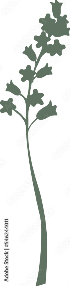 Naklejka premium Floral Ornaments Vector Tree With Leaves