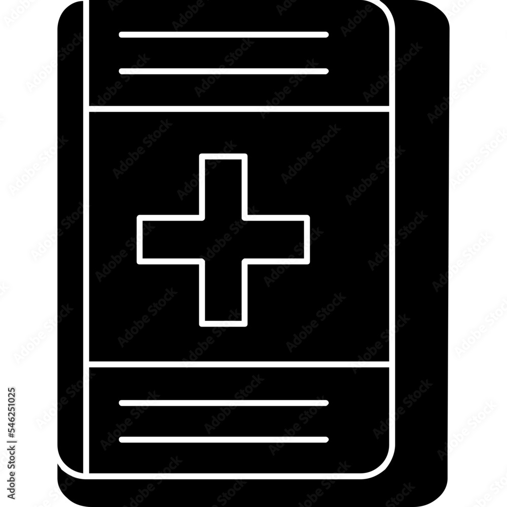 Obraz premium Medical Book Icon