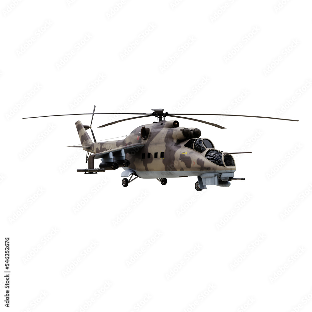 Fototapeta premium Attack Helicopter