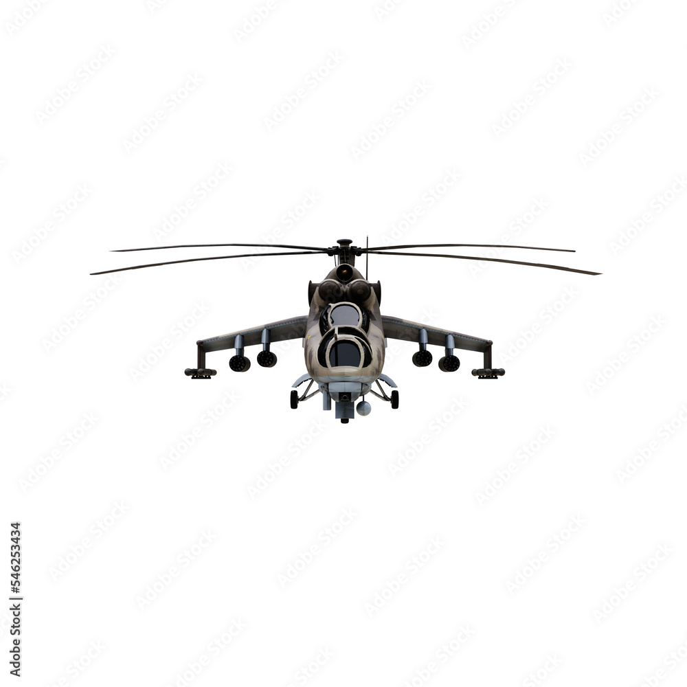 Fototapeta premium Attack Helicopter