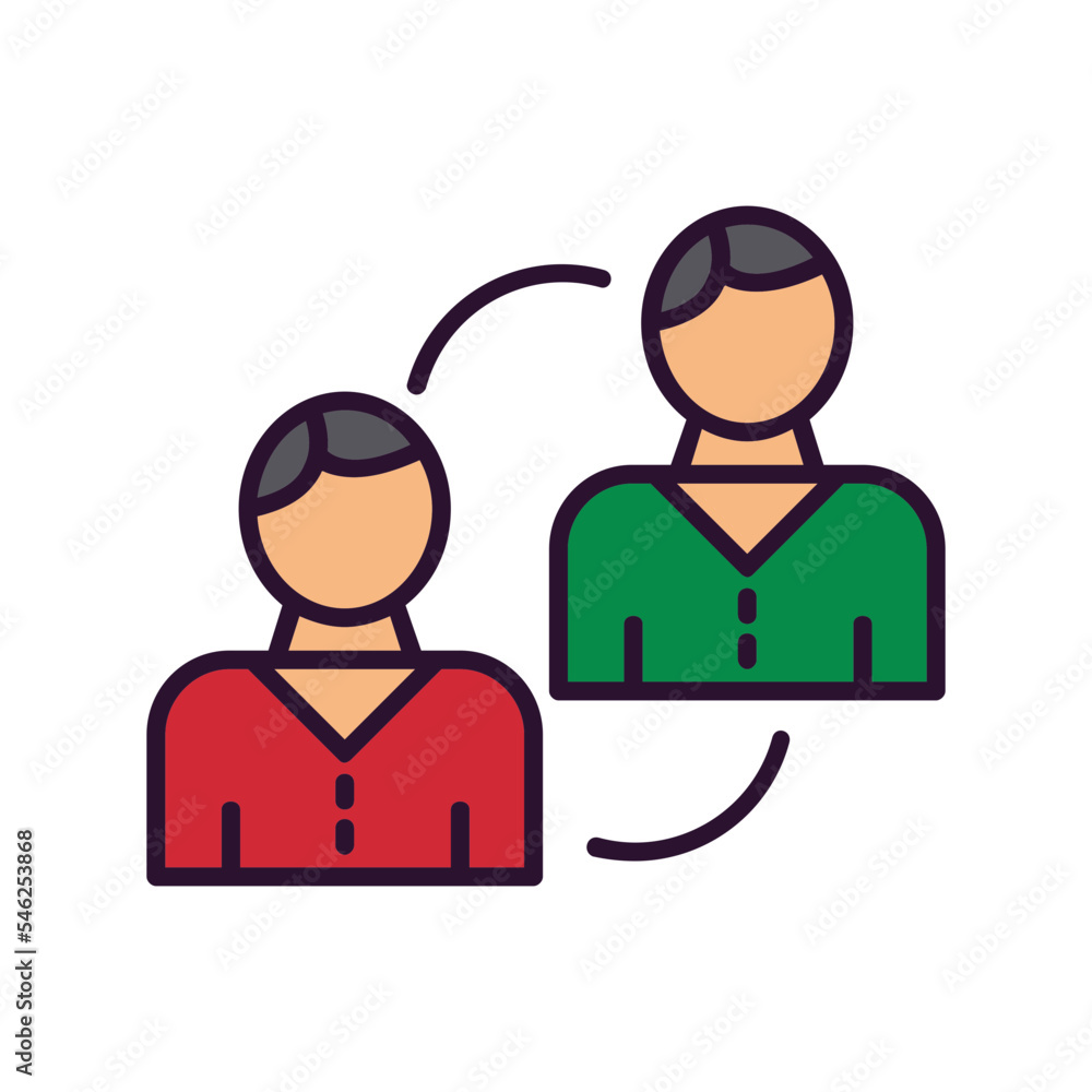 Fototapeta premium Sociology Icon