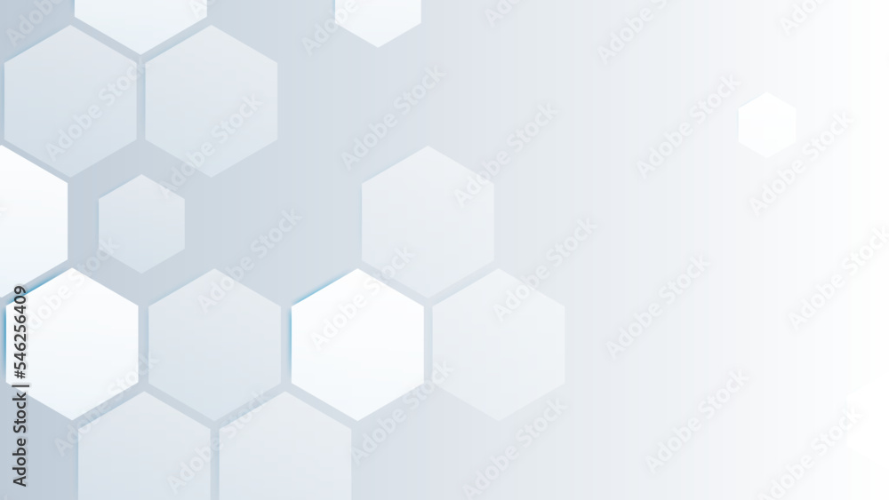 Abstract white hexagon background. Vector Illustration Abstract white hexagon background. Vector Illustration