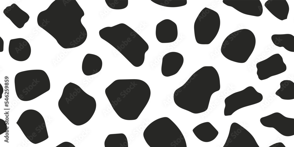 Cow stripes black and white pattern. Cow icon animal print background. Cow stripes black and white pattern. Cow icon animal print background.
