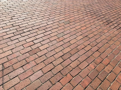 red brick wall