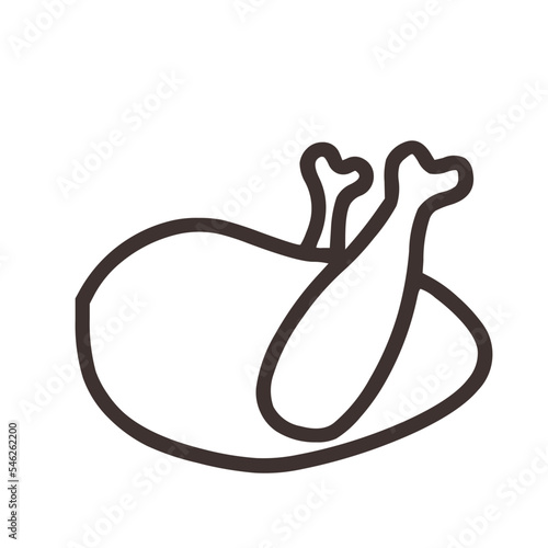 Autumn baked chicken