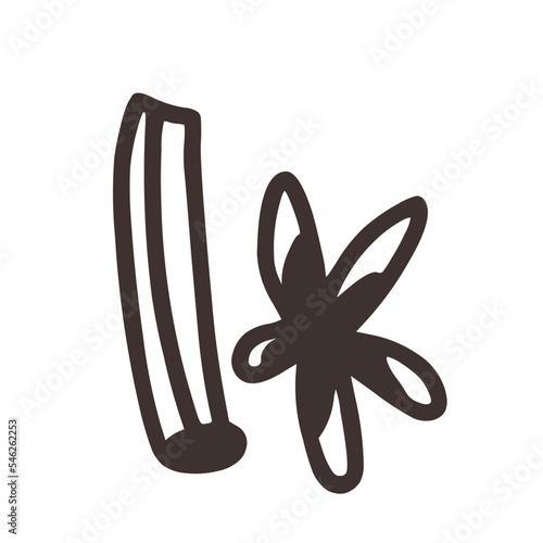 Autumn cinnamon sticks