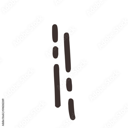 Autumn dot line element