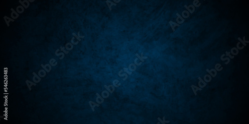 Black and blue stone concrete grunge wall texture and backdrop background anthracite panorama. Panorama dark black or blue slate background or texture.	