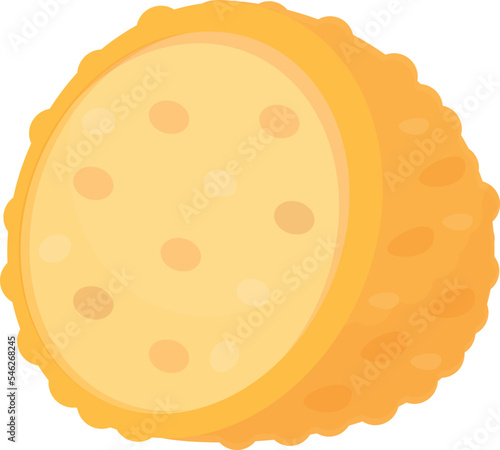 Cheese meal icon cartoon vector. Cuisine food. Snack cooking