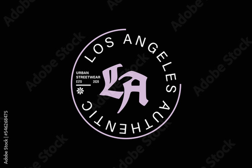 Creative streetwear concept vector graphic design