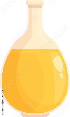 Palm oil bottle icon cartoon vector. Food tree. Tropical leaf