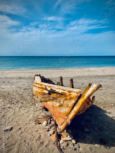 boat on the beach of Cabo de Gata, Spain © juanma