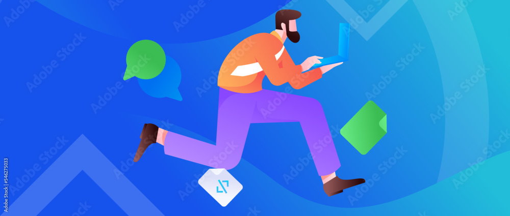 Business work character flat vector concept operation illustration
