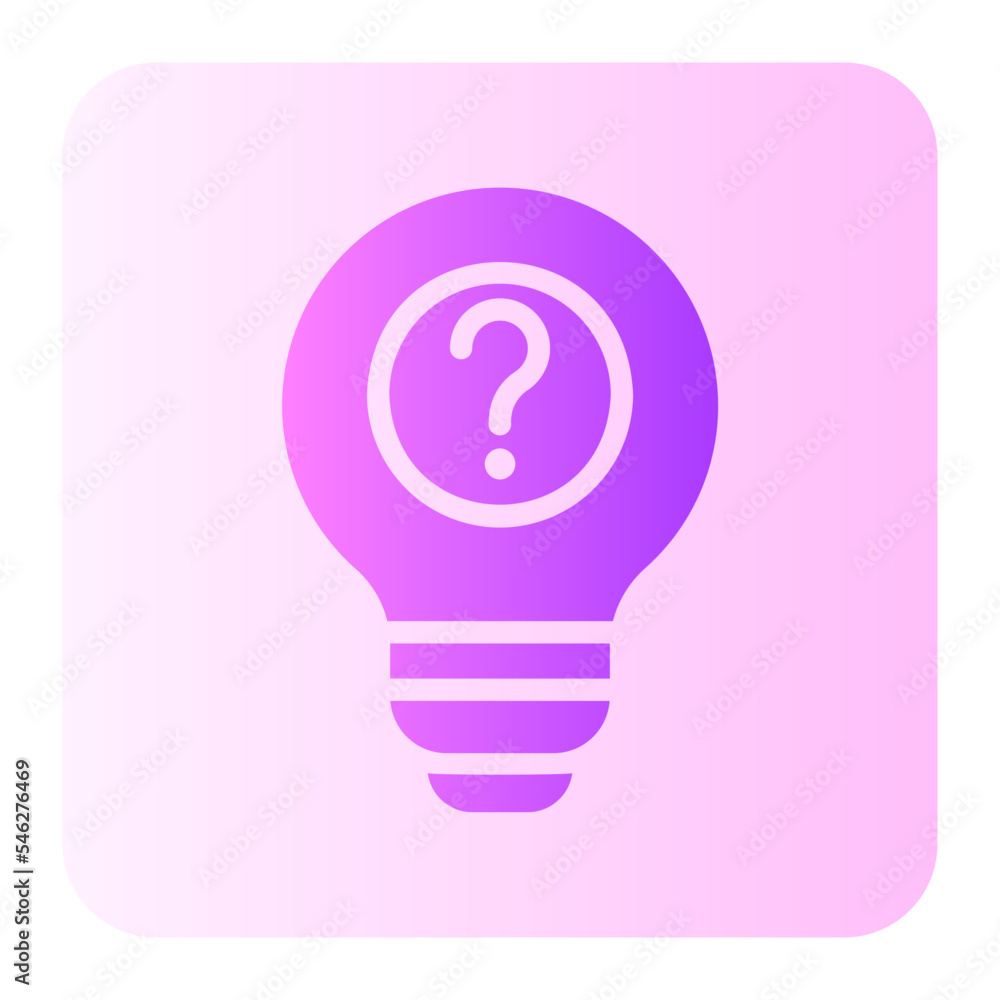 idea gradient icon idea gradient icon