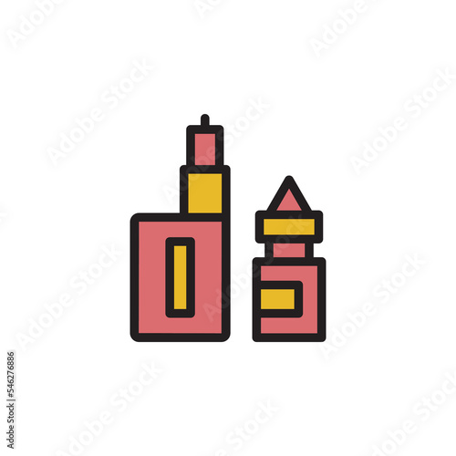 electronic cigarette outline icon. Elements of smoking activities illustration icon. Signs and symbols can be used for web, logo, mobile app, UI, UX